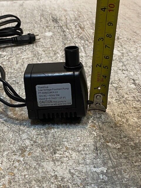 YuanHua Low Voltage Fountain Pump PT-808(O)MIX-LV | 12V AC 60Hz 5W