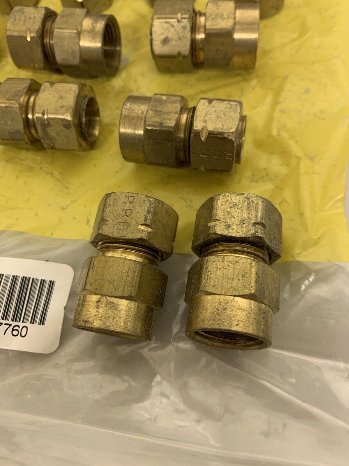 20 Pack of P3 Brass Compression Fittings Thread Size M16-1.5