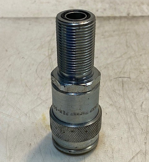 Parke Hydraulic Quick Coupler 24XP | FEM-501-10BMS-NL | 4" Long 25mm Thread