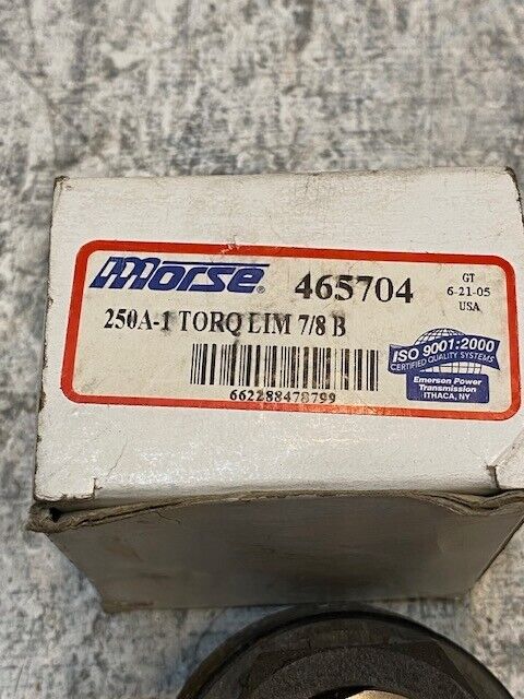 Morse 250A-1 Torque Limiter 7/8B 465704