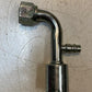 6 Quantity of 90 Degree Hose O-Ring Fittings 4-1/2" L 31mm OD 11mm ID (6 Qty)