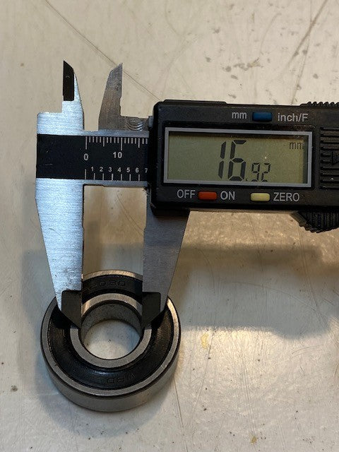 12 Quantity of WBD 6203D Radial Bearings 40x17x12mm (12 Quantity)