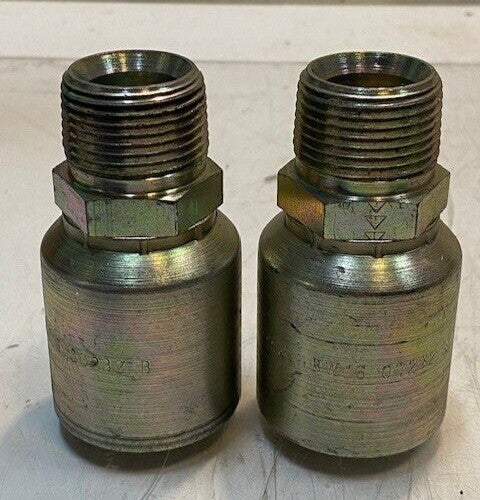 2 Quantity of Crimp Style Hydraulic Hose Fittings BW16 | 00232-B (2 Quantity)