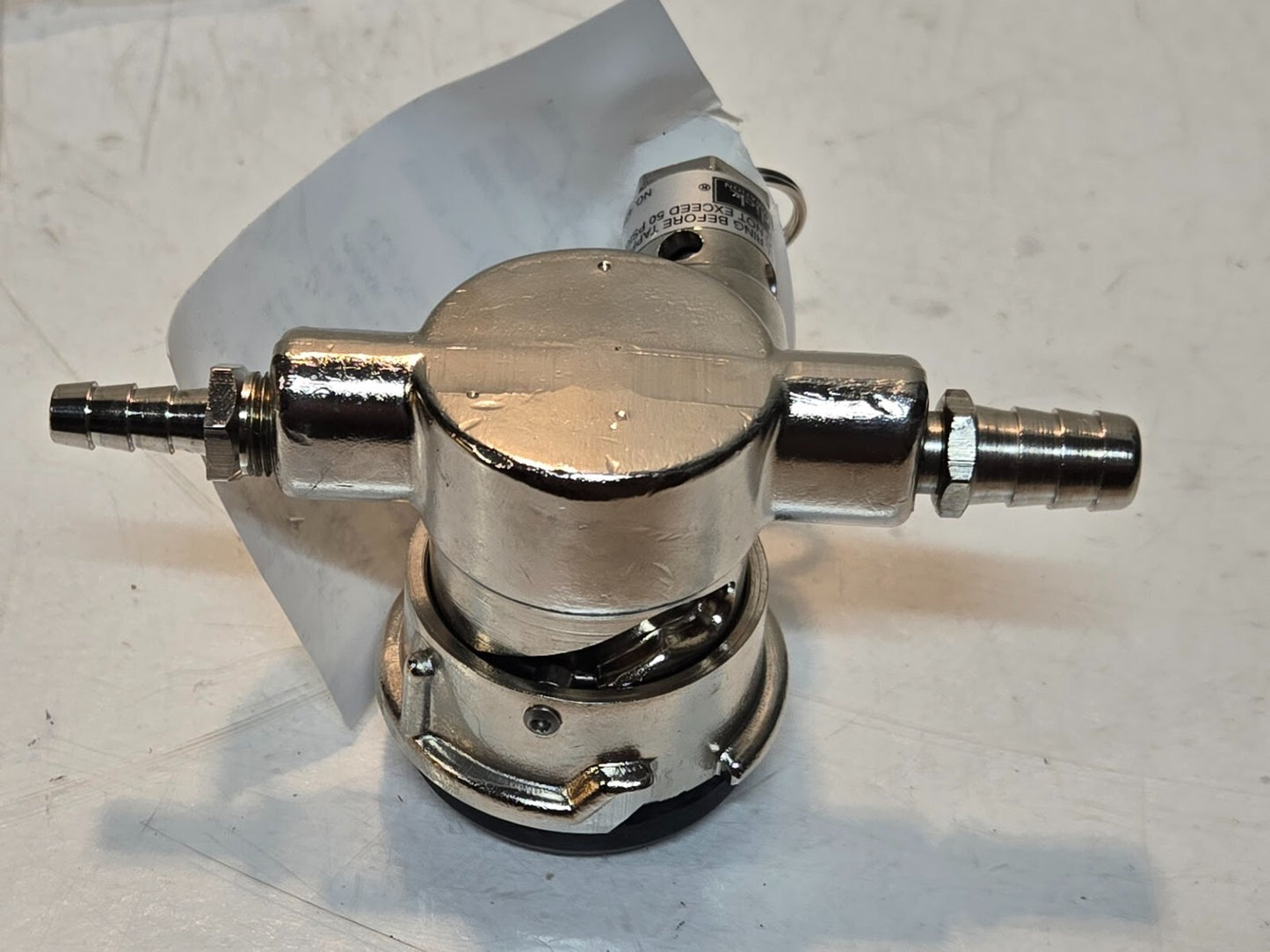 Perlick 40030 Mk20 Low Profile Keg Coupler | 6.8mm and 9.9mm Barb Couplers