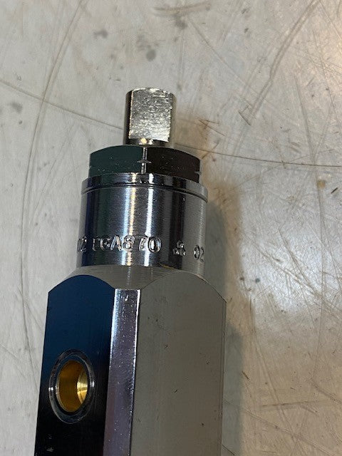 Sherwood Oxygen Valve 988002 CGA870 1299 | 3-3/4" Long 21mm Thread