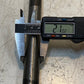 Hydraulic Cylinder Lock Pin Drag Link 20" Long 28mm Ends 10mm Bore 21mm Center