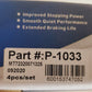 8 Qty. of Detroit Axle Rear Ceramic Brake Pads P-1033 & P-1160 (8 Qty)