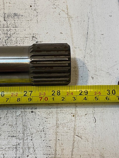 Transmission Input Shaft 28-1/2" Long 30mm OD 34mm 31-Spline End 40mm 24-Spline