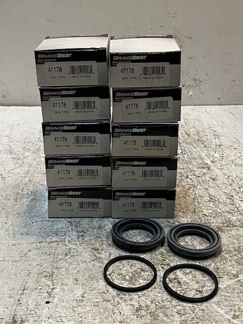 10 Qty of Brake Best 41178 Disc Brake Caliper Repair Kits (10 Packs of 4 pcs)