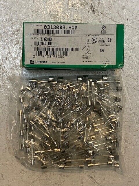 100 Pieces Littelfuse ME17-01-0110 | 0313003.HXP Fuses