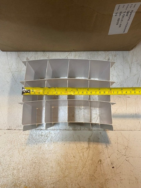 Box of 115 Qty of Municipal Packaging 12 Cells + Air 024-00129 Crate Dividers