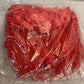 VMI FE3 Seal Reg Dematted 9 Inch Embossed Red Tags Bag Of 500 | V32523092-01-INT