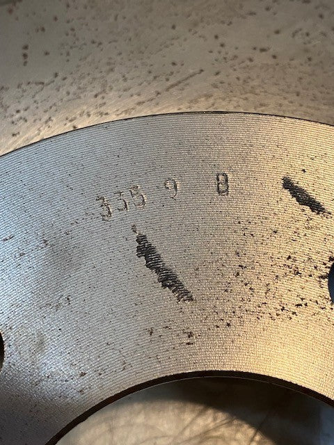 Brake Disc Rotor 3359B W-5 Min Thk 22.4 MW 42843R 63909 | 11" OD 5x115mm