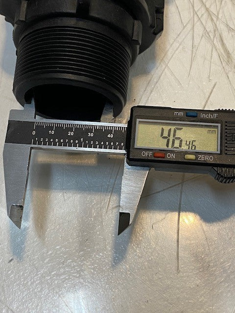 Apache 2" Part B Female Cam & Groove Polypropylene Adapter w/ Part F Coupling