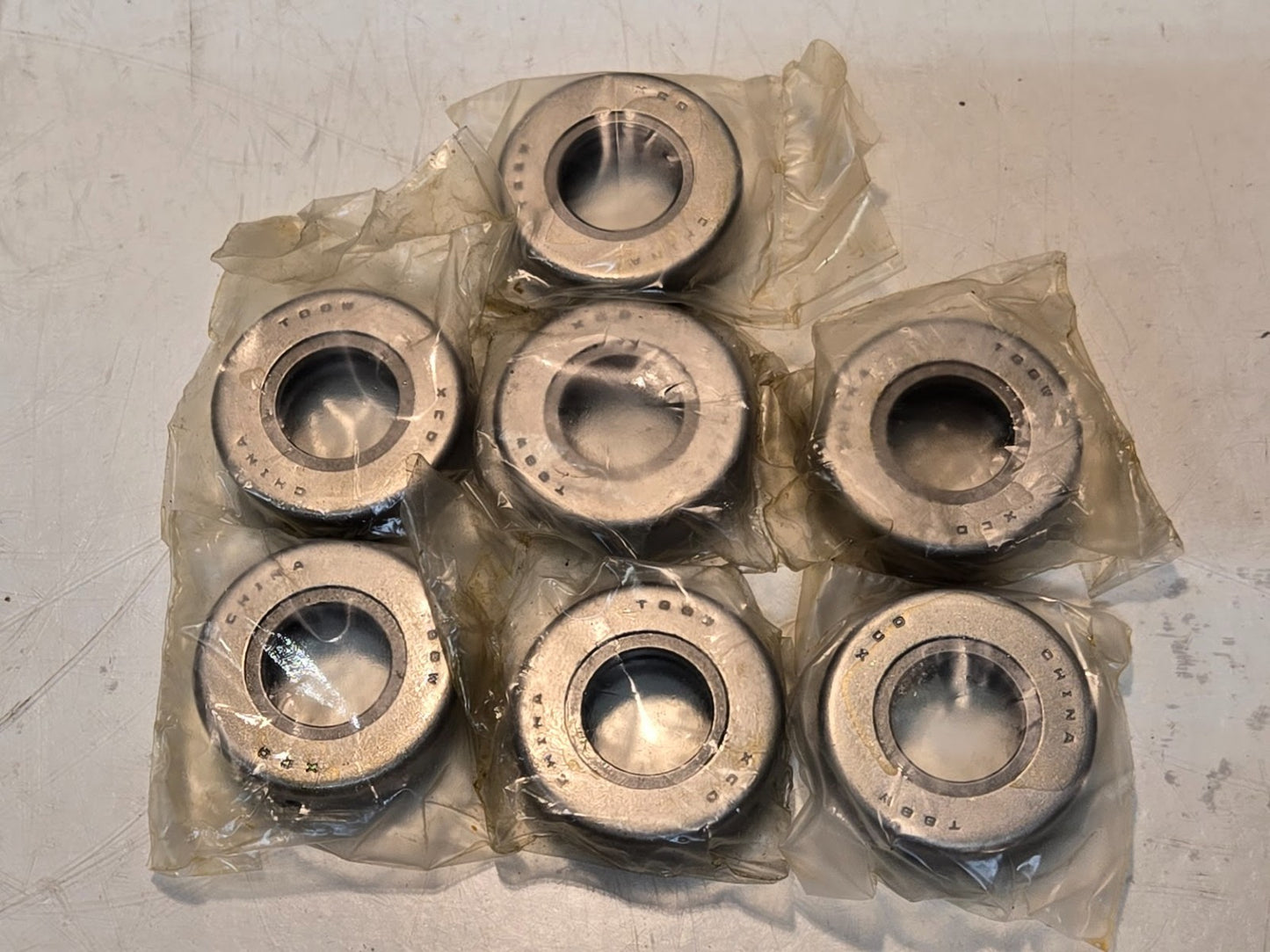 7 Quantity of XCD Thrust Bearings T88W | 48.02 mm OD x 22.73 mm Bore (7 Qty)