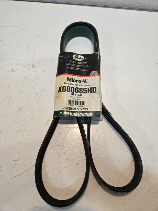 Gates Micro-V Belt K080685HD | 8PK1742 | 1-3/32" x 69-1/8" | 072053985849
