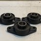 3 Quantity of IPTCI 2-Bolt Flange Bearings FL207 UC207-20 | 32mm Bore (3 Qty)