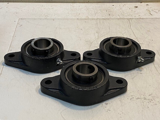 3 Quantity of IPTCI 2-Bolt Flange Bearings FL207 UC207-20 | 32mm Bore (3 Qty)