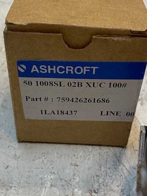 Ashcroft Pressure Gauge 759426261686 | 1008SL | 1LA18437