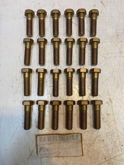 24 Quantity of 5/8-11x2-1/4 GR8 Cap Screws CAD PLTD 15582 (24 Quantity)