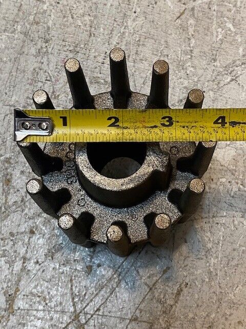 2 Qty of Cast Iron 3-3/4" W 4-1/4" H Crowned Wing Conveyor Pulleys 31806 (2 Qty)