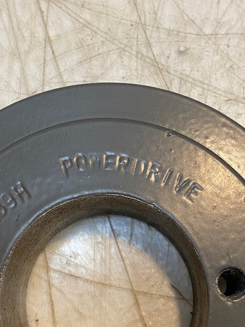 Power Drive AK39H Cast Iron V-Belt Pulley 1-Groove 3.75 in OD Fixed Bore 41mm