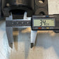 ITR Top Track Carrier Roller 154514 | 8" Long 5-1/2" Dia. 35mm Bore 14mm Bolts