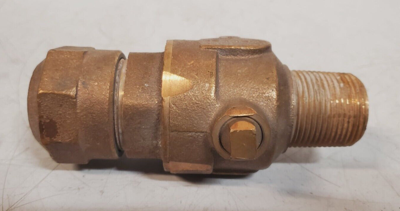 Mueller Valve Compression Cast Brass 1 | HM/JJ