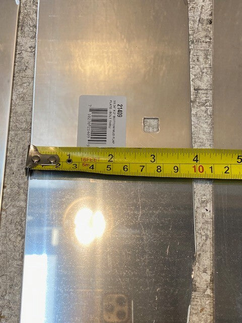 5 Quantity of SS 24" x 2" Bottom Mud Flap Plates - Bolt Thru 21409 (5 Quantity)