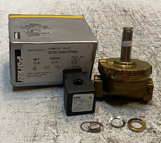 Parker 12F25C2148ACFPH05 Complete Valve 3/4 NPT Volts 120/60 110/50 Watts 11