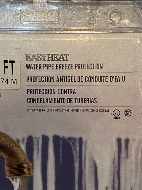 3 Quantity of Easy Heat AHB019 Water Pipe Freeze Protection 9ft Cable (3 Qty)