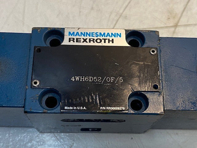 Rexroth 4WH6D52/OF/5 Hydraulic Directional Valve BTA