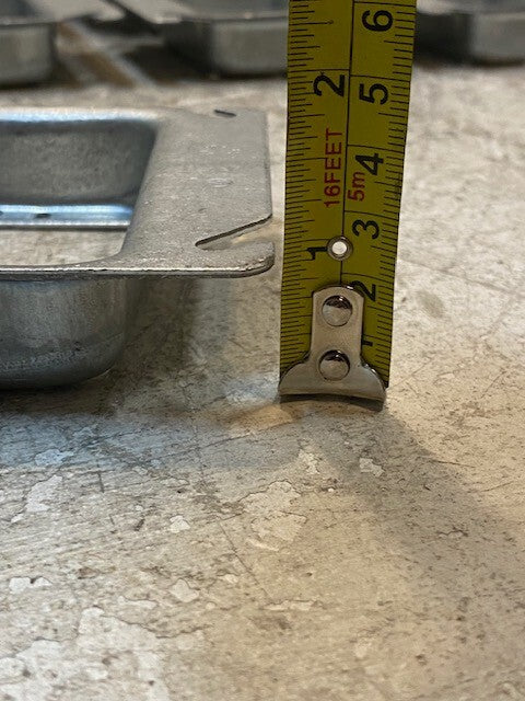 25 Quantity of 4" Square Raised Mud Ring Box Covers (25 Quantity)