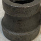 UFF Black Pipe Fitting Reducing Tee Cast Iron 2" x 1-1/2" 300 Psi C128