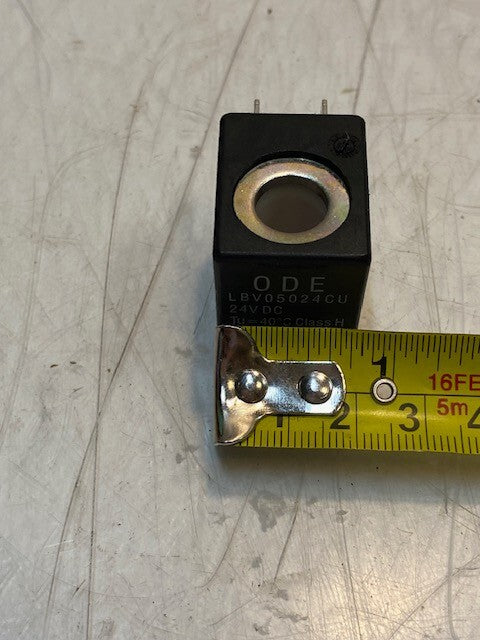 ODE Solenoid Valve Coil LBV05024CU | 24VDC | Tu = 40 Deg | Class H | 7W1 ED 100%