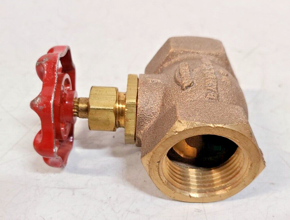 United Brass Works 1" Globe Valve 200 WOG