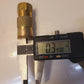 5 Qty. of Milton Kwik Change "T" Style Couplings 3/8" MNPT Brass (5 Qty)