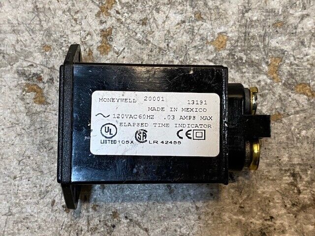 Honeywell Elapsed Time Indicator 13191 | 20001 | LR42455 | 120VAC 60Hz