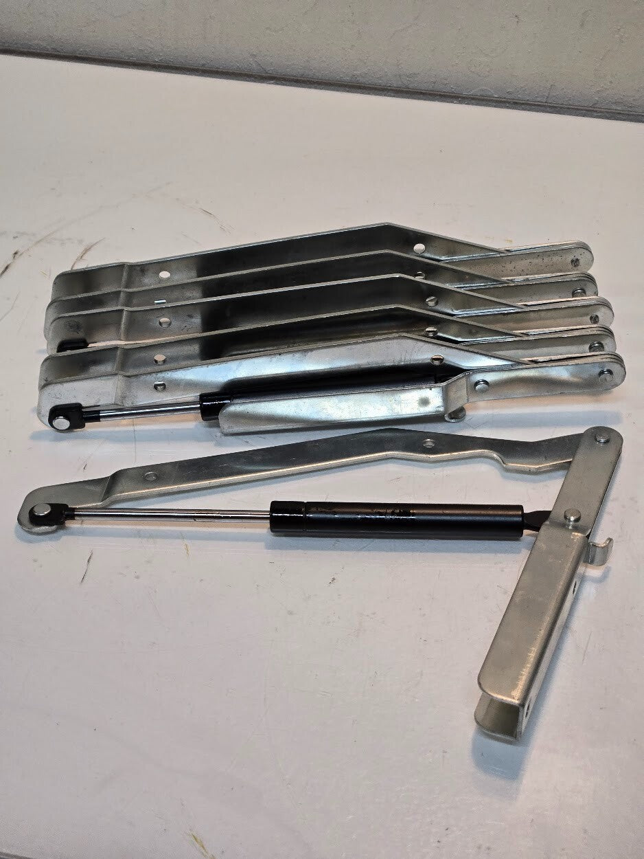 6 Quantity of Deck Box Hinges 11-1/2" Long 5.8mm Mounting Holes (6 Quantity)