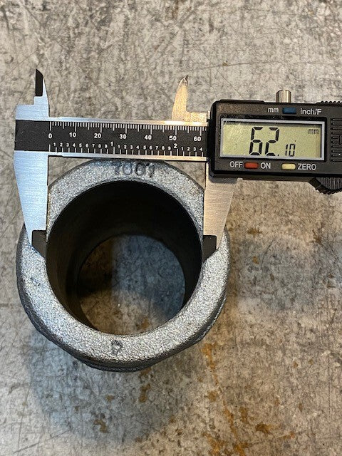 TELSCO 2-702 Galvanized Compression Coupling 2" No. 702 | 7601