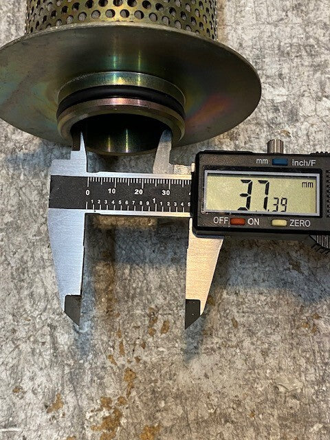 Hydraulic Element Filter MFG-00736, 19207S0CN12477556, 13" H 37mm Bore 73mm OD