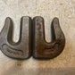 2 Quantity of BPC G7 B/A 3/8" Forged Weld On Grab Chain Hooks (2 Quantity)