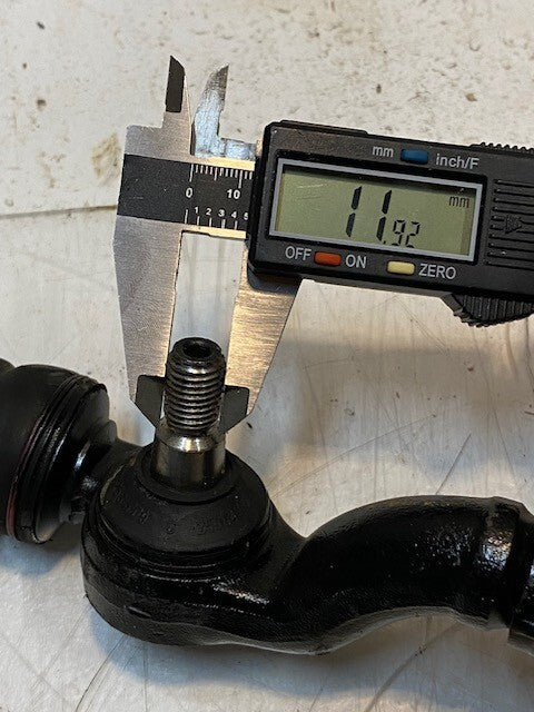 Steering Drag Link Tie Rod Assembly 33-1/4" Long 16mm Thread 28mm Shaft Dia.
