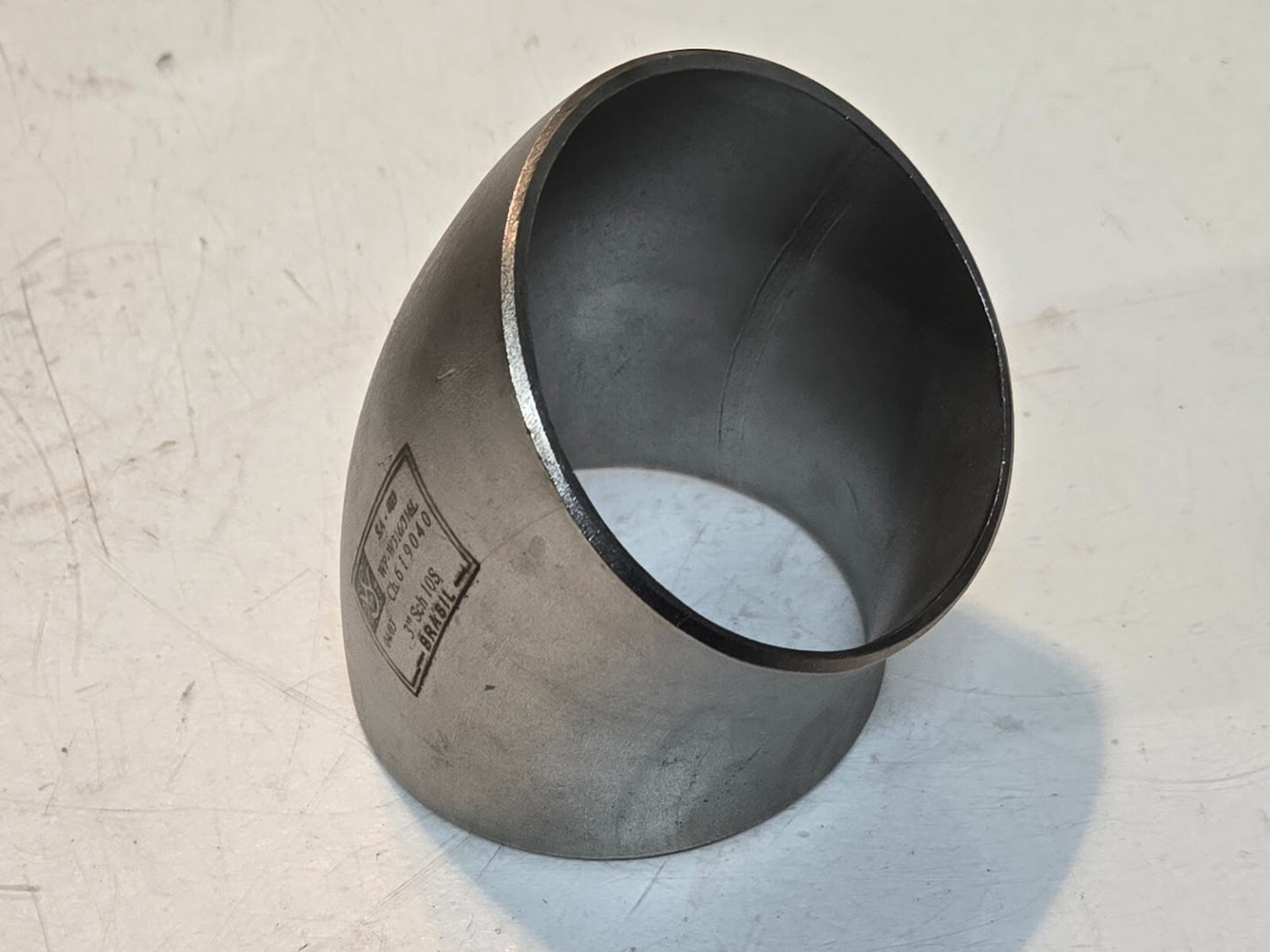 6 Quantity of 45 Degree Elbows | 3" Sch 10S | SA-403 | WP-W316/316L (6 Qty)