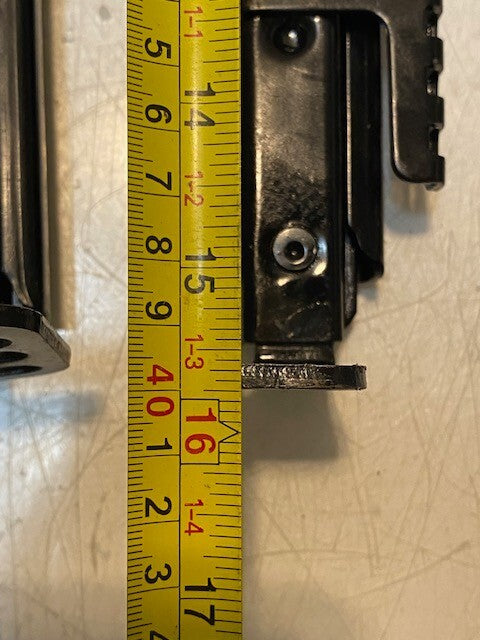 Pair of Seat Sliders for Volkswagen 15-6/8" Length 2" Width 3" Height