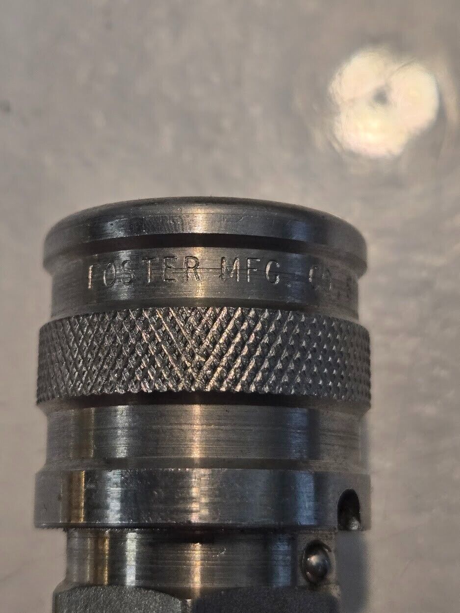 Foster 310S/S Stainless Steel 1/4" Quick Connect Coupling 1/4" Male Pipe Thread