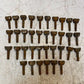 36 Quantity of Oval Head Drilling Bolts 2-1/4" L 1-1/2" Shaft 9mm Thread -36 Qty