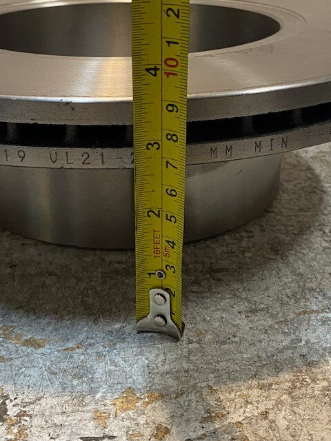 Brake Disc Rotor 5x120mm Bolt Pattern BD126319 | VL21-2 | FM02 | 1187