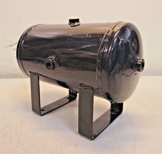 5 Port Air Tank Length 9.5" x Diameter 5.5" - Tank Measurements