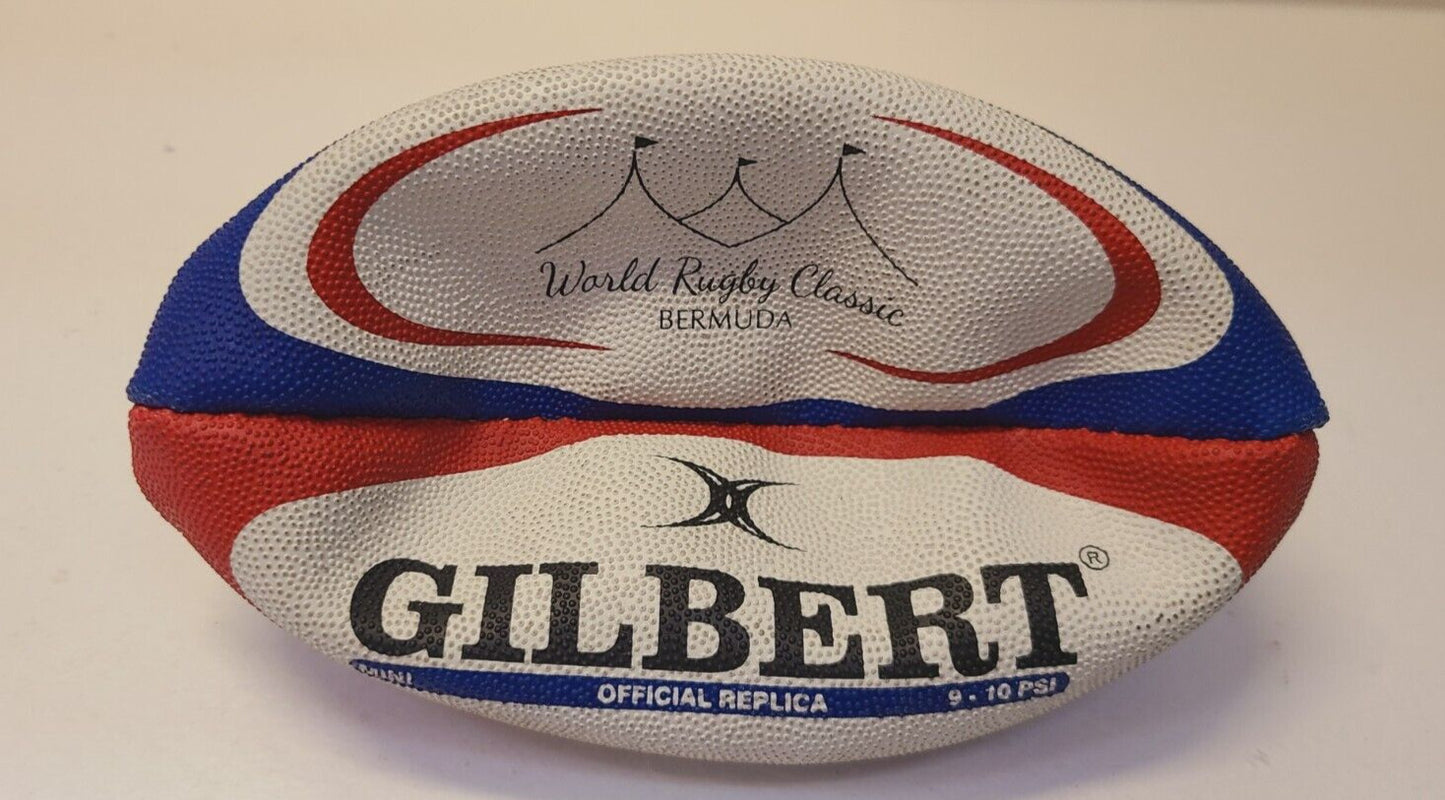 5 Qty. of Gilbert Replica Mini Rugby Official Balls 9-10 PSI (5 Qty)